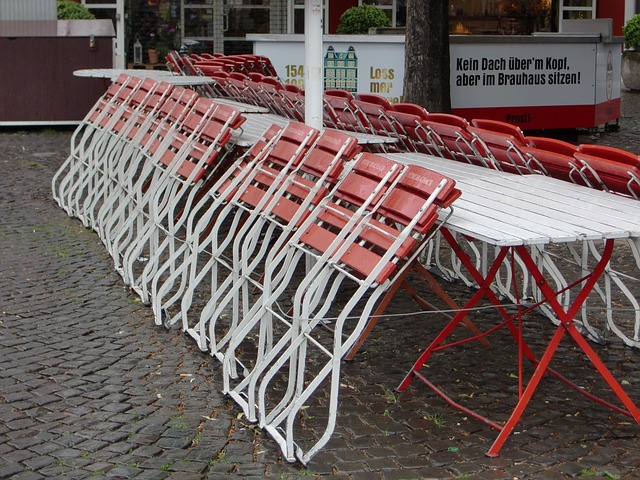Houten klaptafel afbeelding
