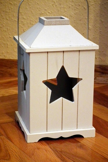 Houten lantaarn afbeelding