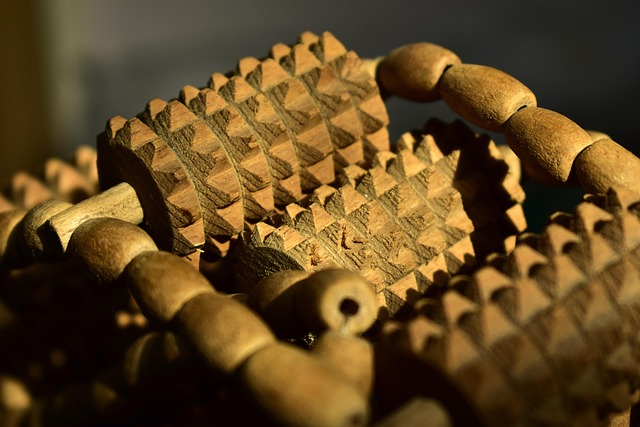 Houten massage roller afbeelding